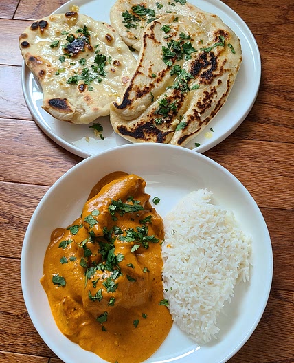 Tiki Masala with Naan Bread