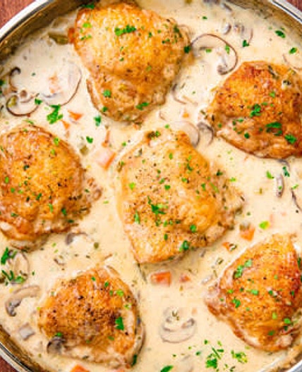 Chicken Fricasse