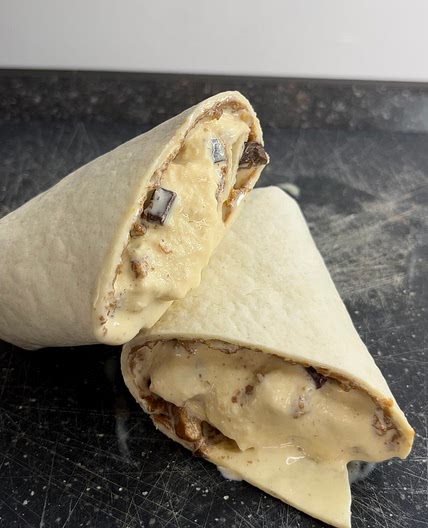 Lotus biscoff salted caramel wrap