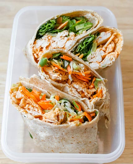 Crunchy Thai Chicken Wraps