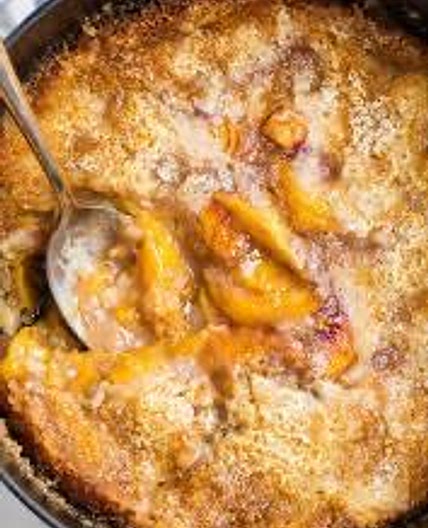 Dutch Oven Peach and Berry Cobbler Recipe