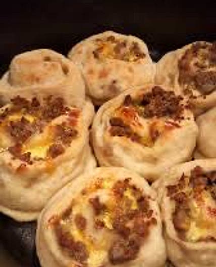 Dutch Oven Sausage Pinwheels