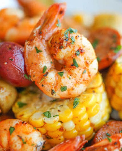 Shrimp Boil Foil Packets