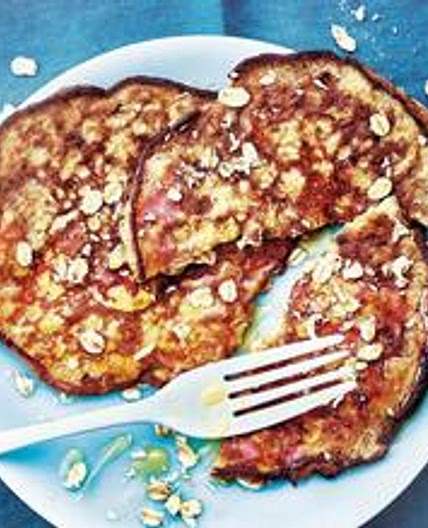 Vegan Oatmeal Banana Pancakes