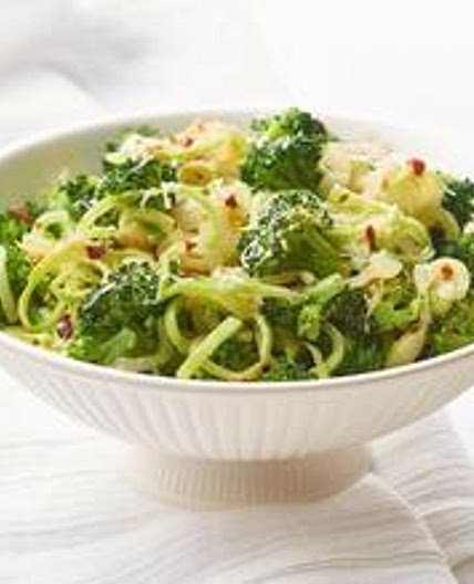 Spiralized Broccoli Salad