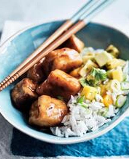 Honey Lime Glazed Fried Tofu Bowl