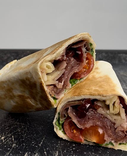 Sweet and savory red wine plum wrap