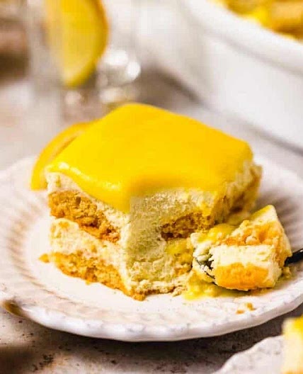 Lemon Tiramisu with Lemon Curd
