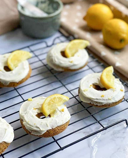 80 calorie lemon cheesecake donuts