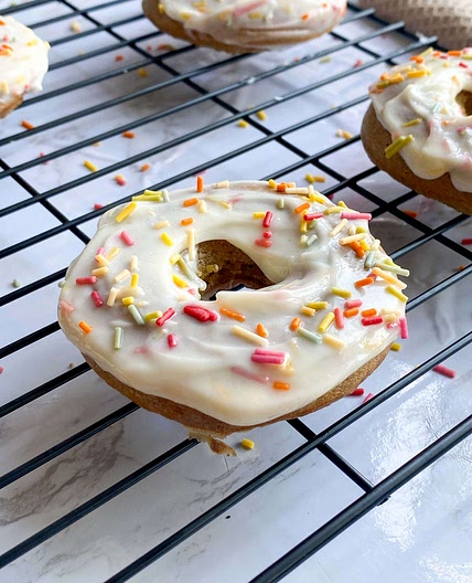 75 calorie birthday cake donuts