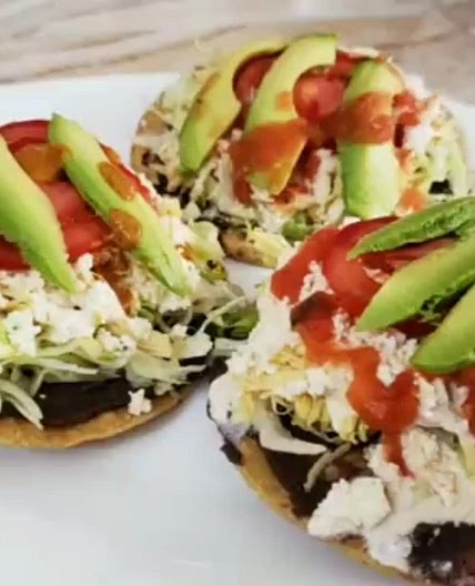 Tostadas de pollo