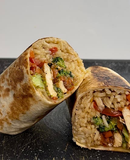 Chicken teriyaki wrap