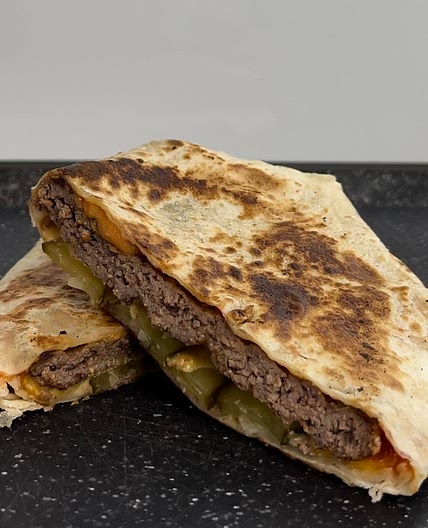 Cheeseburger wrap