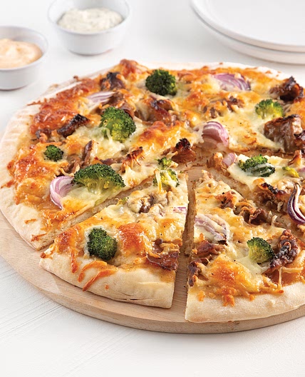 Pizza à la fondue chinoise