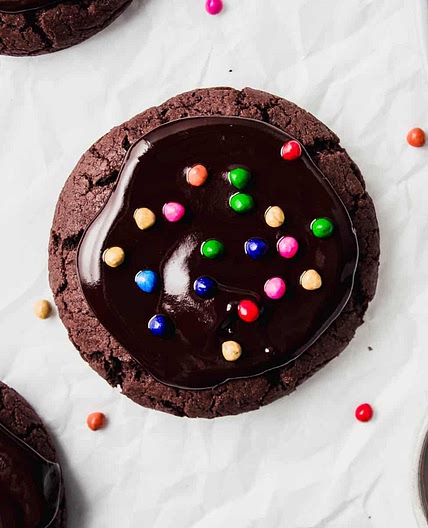 GF Crumbl 🙀 Galaxy Brownie Cookies 
