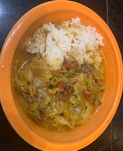 Vegan Sausage Cabbage Roll Soup
