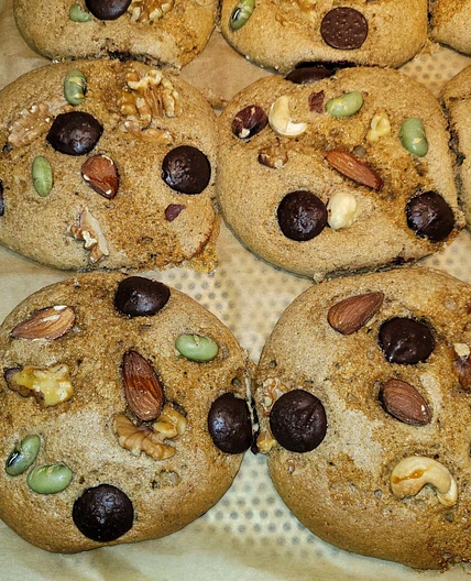 Cookie farine intégrale et sarrasin