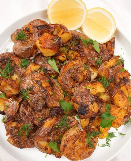 Super Crispy Smashed Potatoes