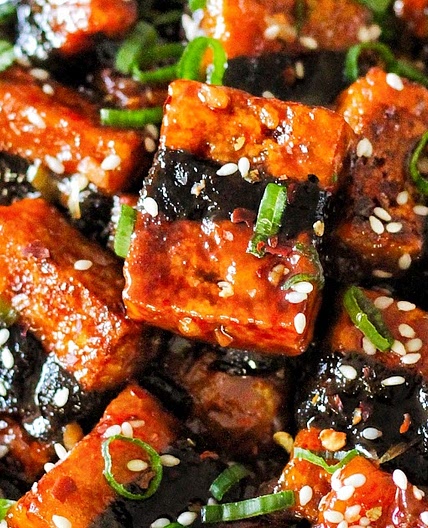 Teriyaki Tofu with Seaweed Belt (Vegan Teriyaki "Eel")
