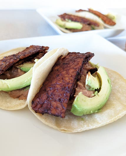 BAT (Beans Avocado Tempeh) Breakfast Tacos