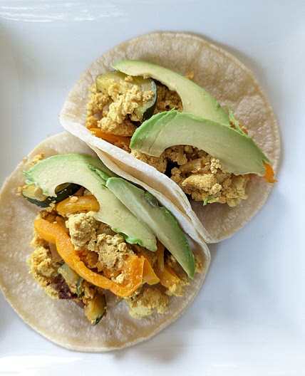 Tofu Scramble Breakfast Tacos