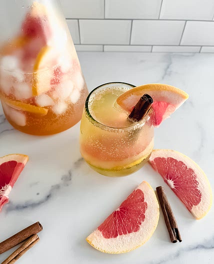 Cinnamon Grapefruit Non-Alcoholic Cocktail