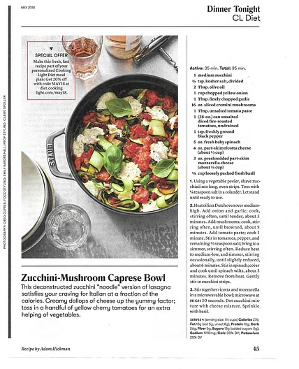 Zucchini Mushroom Caprese Bowl