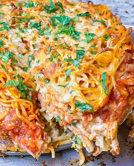 Spaghetti pie 
