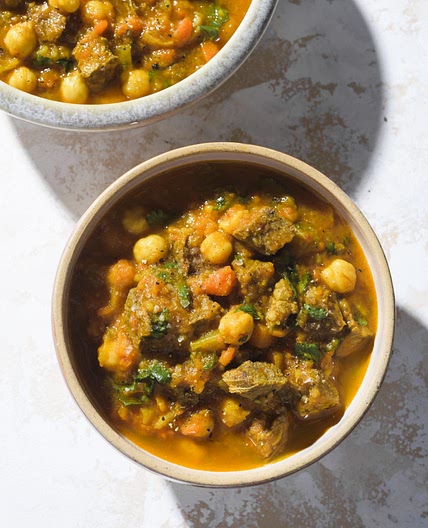 Moroccan Beef & Chickpea Stew