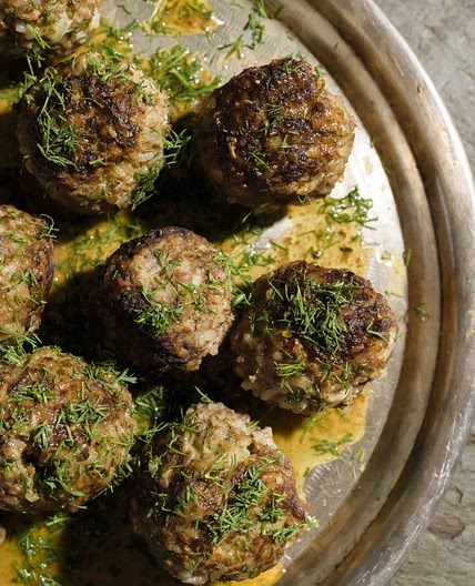 Greek Meatballs in Lemon Sauce