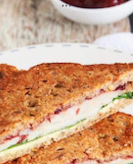 Turkey and Cream Cheese Toastie