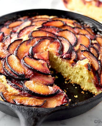 Plum Skillet Cake