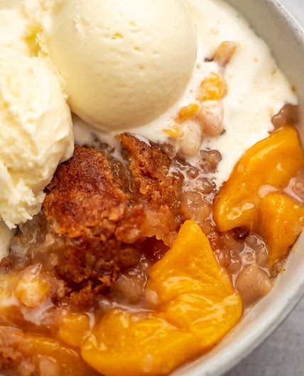 The Easiest Southern Peach Cobbler