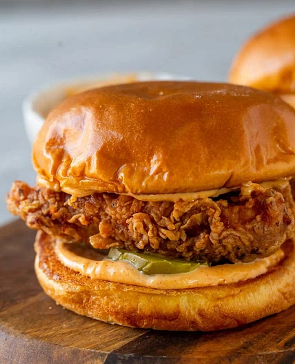 DIY Popeyes Buttermilk Fried Chicken Sandwich