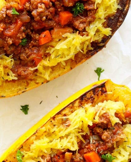 Spaghetti Squash Bolognese 