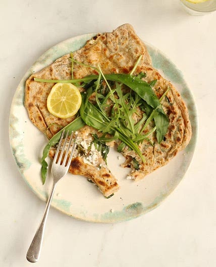 Wild Garlic & Goat's Cheese Gözleme
