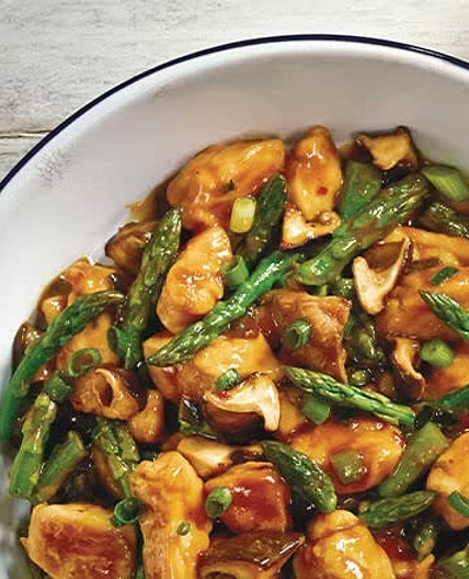 Asparagus Shitake Chicken
