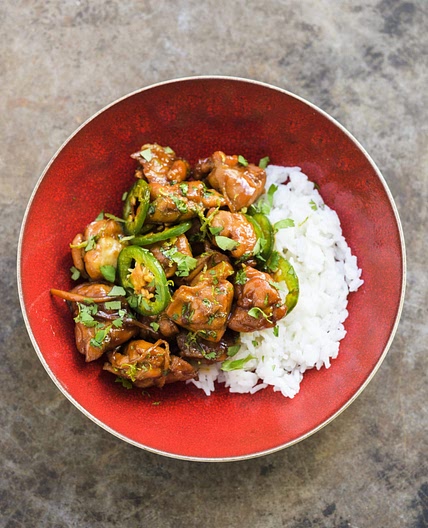 Caramel Braised Chicken w/ Ginger & Lime