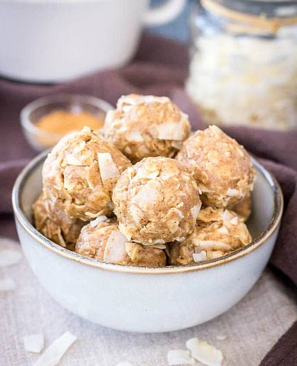 Peanut Butter, Coconut, Oat Balls