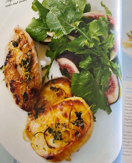 Chicken with haloumi & honey 