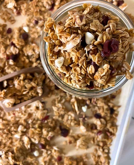 White Chocolate Cranberry Chunky Granola