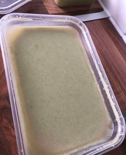 Celery Broccoli and stilton Soup