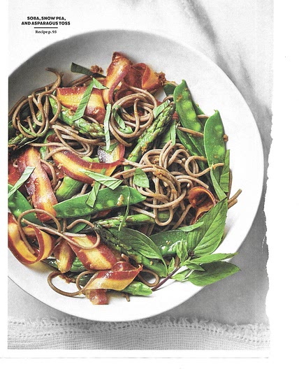 Soba, Snow Pea and Asparagus Toss