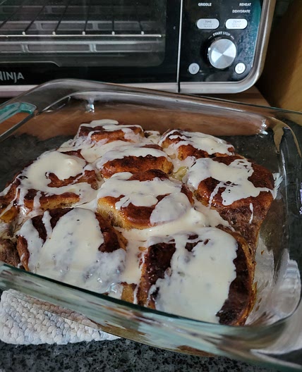 Cinnamon roll french toast