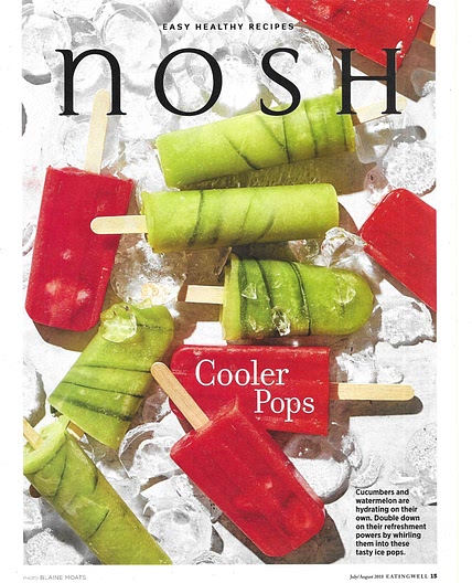 Watermelon-Sstrawberry Popsicles