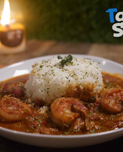 Homemade Loaded Seafood Gumbo 