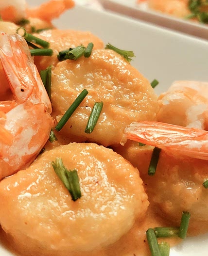 Gnocchi - Shrimp cream