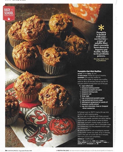 Pumpkin-Oat Mini Muffins