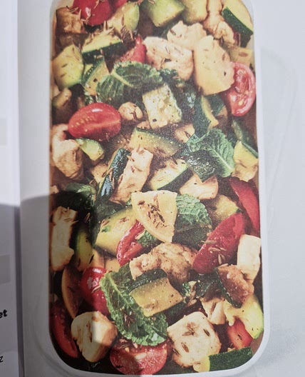 Tajine de poulet en salade