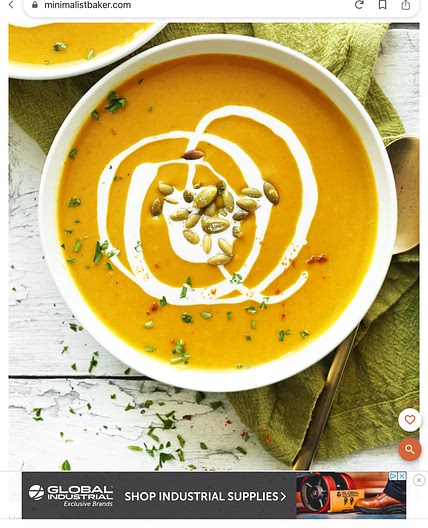 Butternut soup